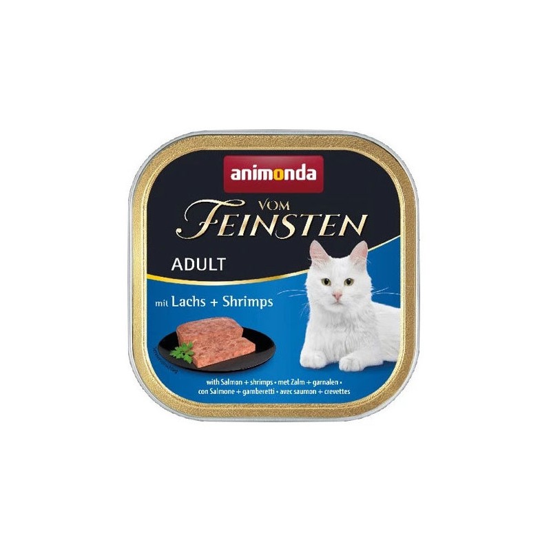 ANIMONDA Cat vom Feinsten Adult z Łososiem i Krewetkami 100g