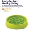 PETSTAGES CAT SLOW FEEDER XS GREEN - miska spowalniająca jedzenie 14cm