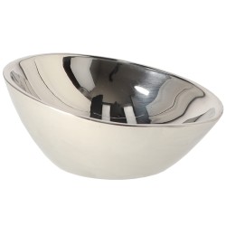 DINGO Miska metalowa owalna dla kota BAHIA 180ml