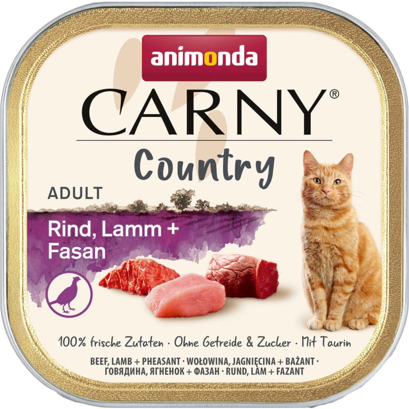 ANIMONDA Carny Country Adult Wołowina Jagnięcina i Bażant 100g