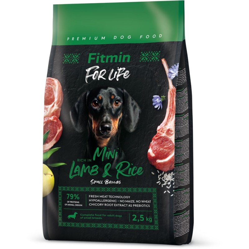 FITMIN For Life Mini Lamb and Rice 2,5 kg