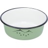 TRIXIE Miska dla psa / kota, zielona stal nierdzewna / emaliowana 1,9l