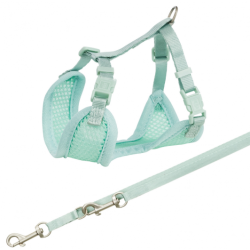 TRIXIE Junior Szelki ze smyczą dla szczeniaka miętowy M-L