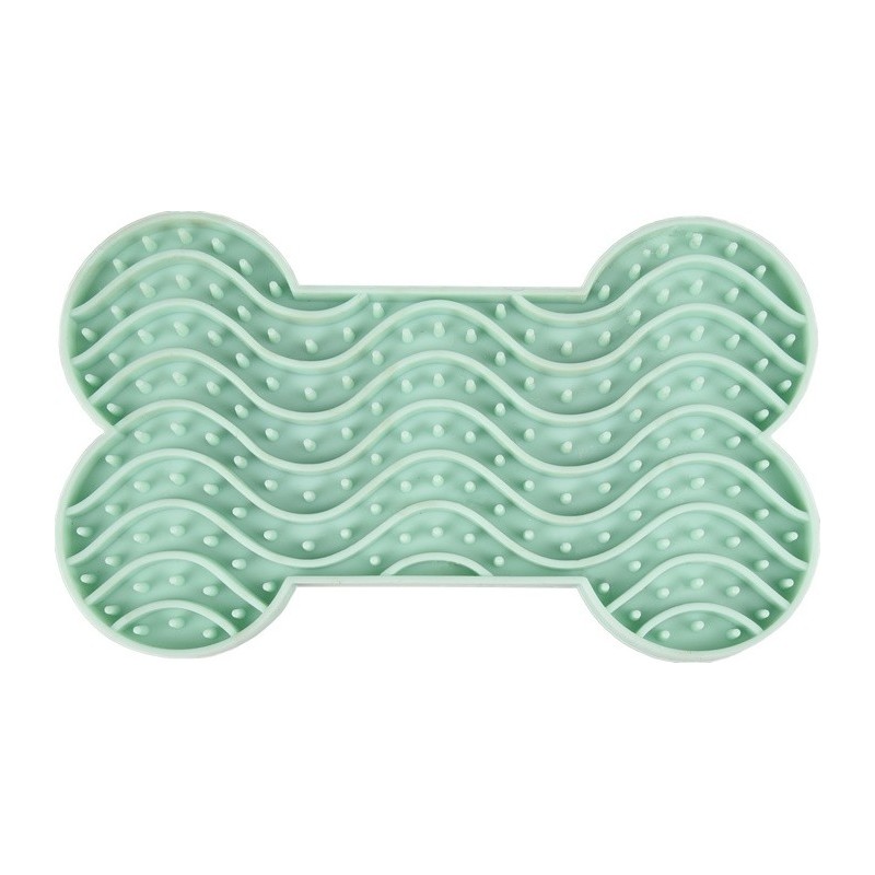 FLAMINGO Lick Pad Mata Antystresowa do lizania S 15 cm - zielony