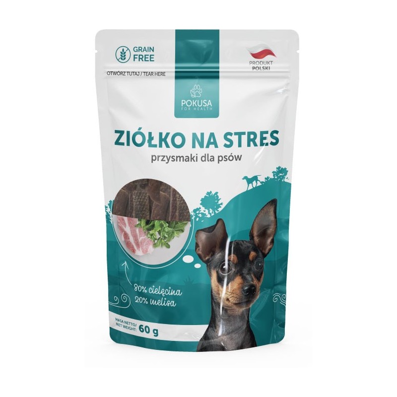 POKUSA Fun and Mniam Ziółko na stres - naturalny przysmak 60g