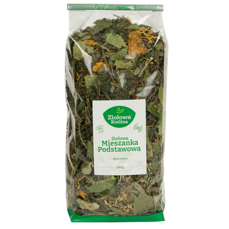 ZIOŁOWA KOTLINA Zioła podstawowe Królik 250g