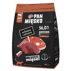 PAN MIĘSKO Wołowina z jeleniem dla kota M 1,6kg
