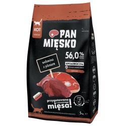 PAN MIĘSKO Wołowina z jeleniem dla kota M 10 kg