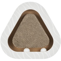 TRIXIE Drapak kartonowy trójkątny z 2 piłkami 36 x 5 x 36 cm