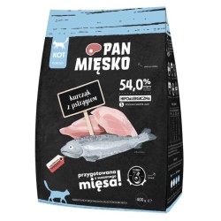 PAN MIĘSKO Kurczak z pstrągiem dla kota S 1,6kg