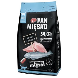PAN MIĘSKO Kurczak z pstrągiem dla kota S 10 kg
