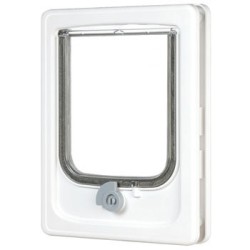 ZOLUX Drzwi dla kota do drzwi drewnianych Białe