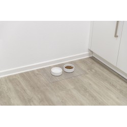 TRIXIE Podkładka pod miski przezroczysta 48 x 30 cm winylowa