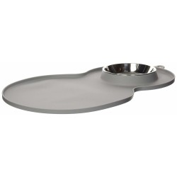 CATIT Podkładka silikonowa z miską 46 x 29 cm szara