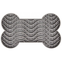 FLAMINGO Lick Pad Mata Antystresowa do lizania L 29 cm - szary