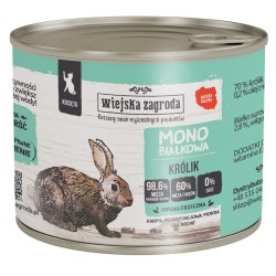 WIEJSKA ZAGRODA Monobiałkowa dla kociąt - Królik 400g