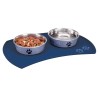 TRIXIE Podkładka pod miski silikonowa 48 x 27 cm niebieska