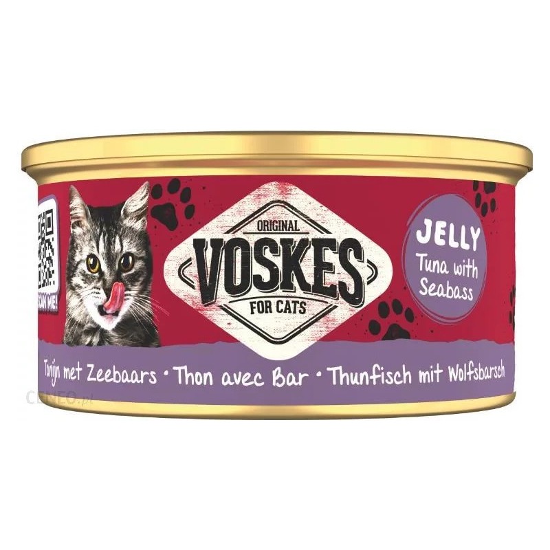VOSKES Tuńczyk z Okoniem Morskim w galaretce 85g