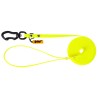 DINGO Smycz Treningowa z rączką Flex Honey - żółta 5 m