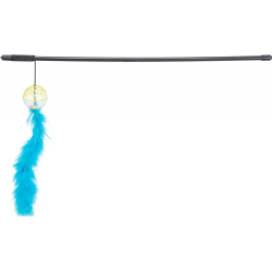 TRIXIE Wędka dla kota z piórkiem i grzechotką 46 cm