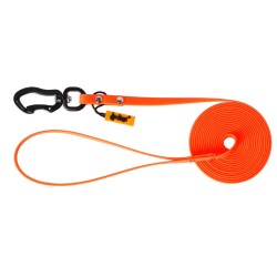 DINGO Smycz Treningowa z rączką Flex Honey - pomarańczowa 3 m