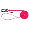 DINGO Smycz Treningowa z rączką Flex Honey - różowa 5 m