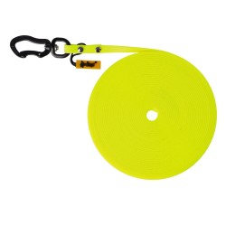 DINGO Smycz Treningowa bez rączki Flex Honey 1 cm x 10 m - żółta