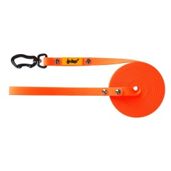 DINGO Smycz Treningowa z rączką Flex  - pomarańczowa 2 cm x 5 m