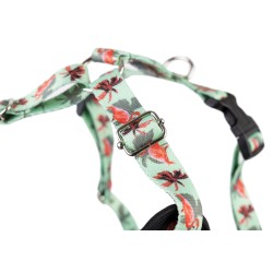 AMIPLAY Szelki Discovery Be Happy Flamingo XXL