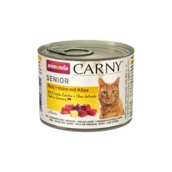 ANIMONDA Carny Senior - Wołowina, kurczak z żółtym serem 200g 6x 200g