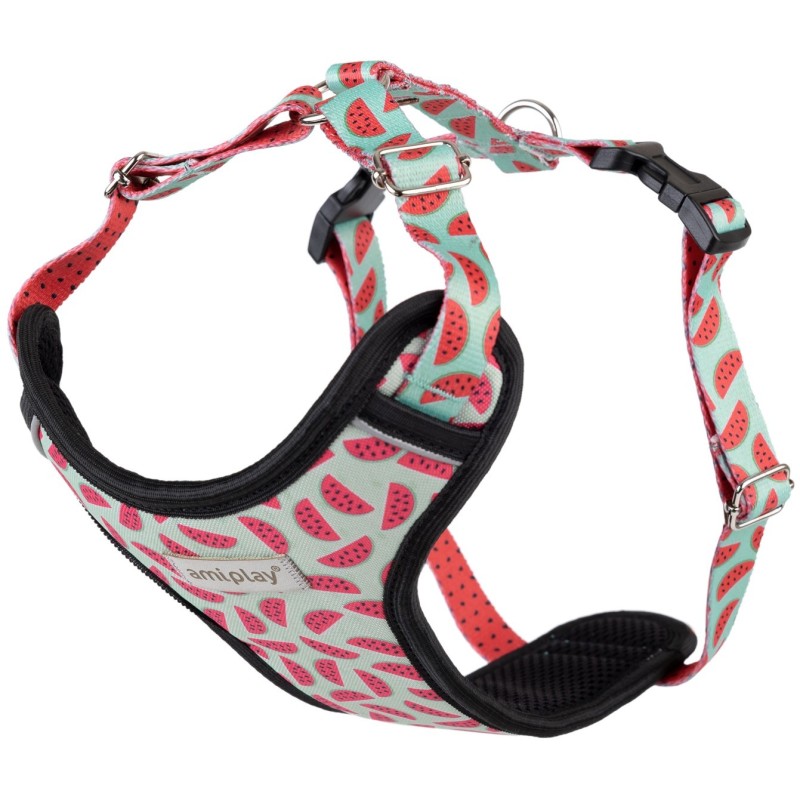 AMIPLAY Szelki Discovery Be Happy Watermelon XL