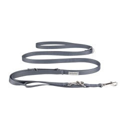 AMIPLAY Smycz regulowana 8 in 1 Samba - Szary M