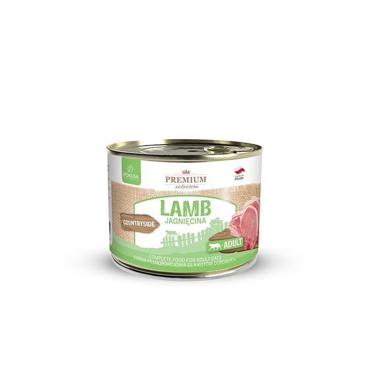 POKUSA Premium Selection Countryside Adult Lamb 200g - mokra karma dla kotów dorosłych