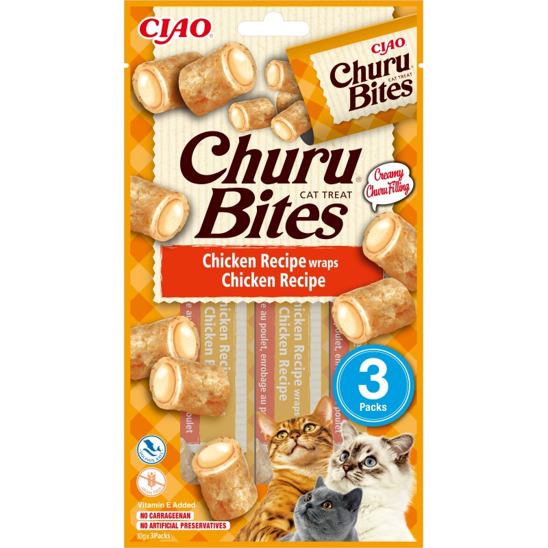 INABA Cat Churu Bites Przysmaki z kurczaka 3x10g (30g)