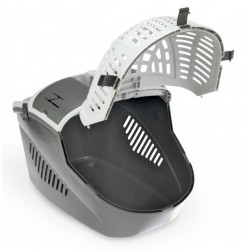 BARRY KING TRAVEL Transporter dla psów i kotów 57,5 x 39,5 x 40,5 cm - szary