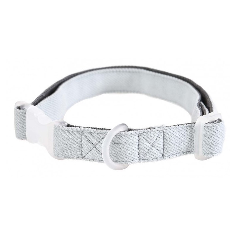 BARRY KING obroża dla psa 1,5 x 25-40 cm - szary