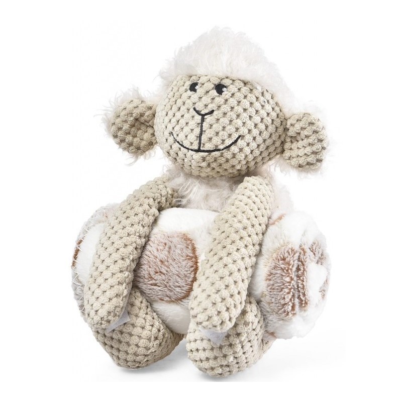 BARRY KING Zestaw Owieczka i miękki kocyk 70 x 60 cm