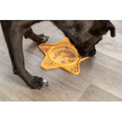 TRIXIE Taca Lick'n'Snack na przysmaki dla psa 23,5 cm - żółta