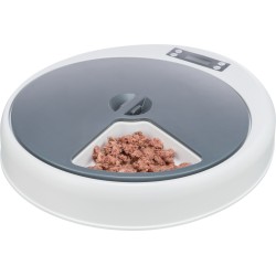 TRIXIE Karmidło automatyczne TX5 (5 x 240 ml / 33 x 5 x 36 cm) - białe / szare