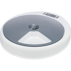 TRIXIE Karmidło automatyczne TX5 (5 x 240 ml / 33 x 5 x 36 cm) - białe / szare