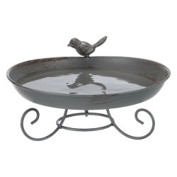 TRIXIE Miseczka na wodę/basen dla ptaków 800 ml/o 22 cm - szary