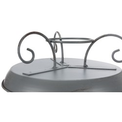 TRIXIE Miseczka na wodę/basen dla ptaków 800 ml/o 22 cm - szary