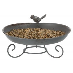 TRIXIE Miseczka na wodę/basen dla ptaków 800 ml/o 22 cm - szary