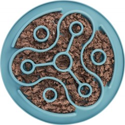 TRIXIE Slow Feeding mata do karmienia spowalniająca jedzenie 28 cm - niebieska