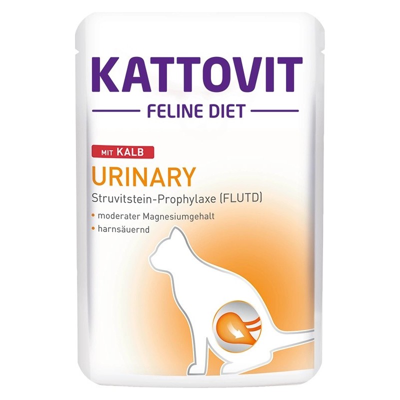 KATTOVIT Feline Diet Urinary Cielęcina 85g (saszetka)
