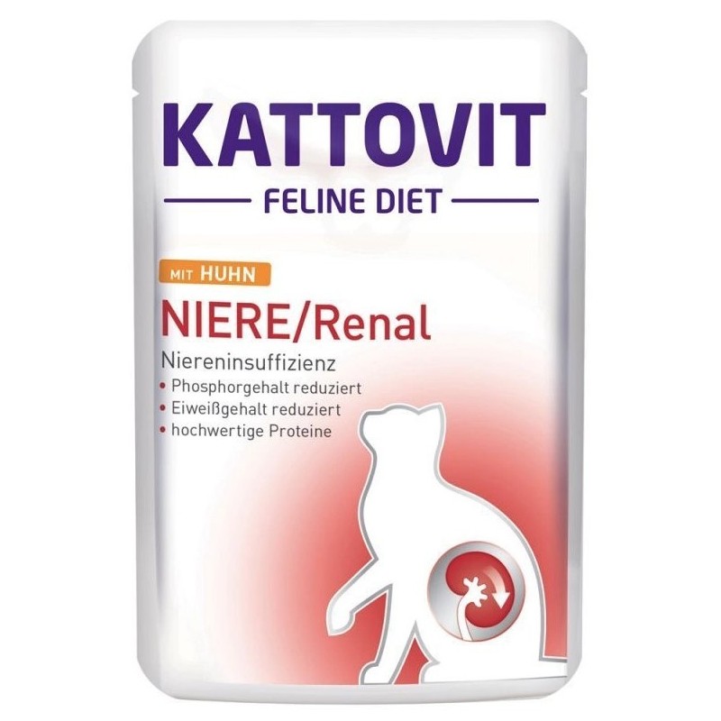 KATTOVIT Feline Diet Renal Kurczak 85g (saszetka)
