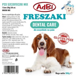 ADBI Freszaki Dental Care - Szczoteczki Mix 7,5 cm / 30 szt. 	