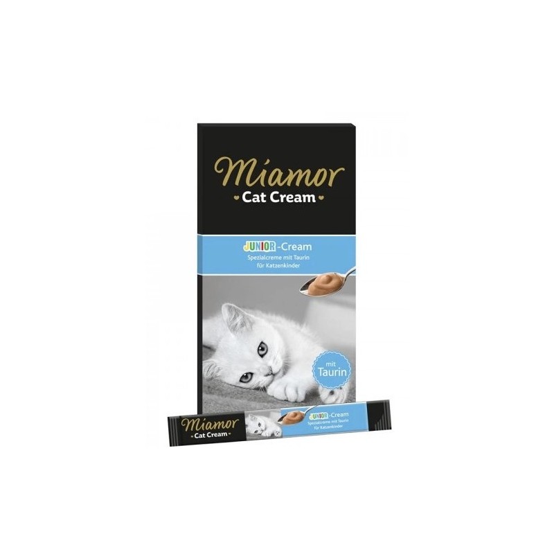 MIAMOR Cat Confect - Junior Cream pasta dla młodych kotów 6x 15g