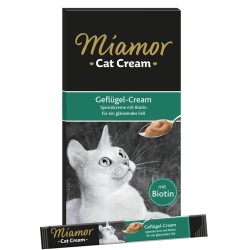 MIAMOR Cat Confect - Geflugel-Cream pasta z drobiem 6x 15g