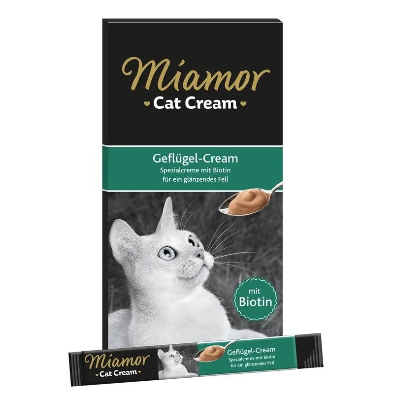 MIAMOR Cat Confect - Geflugel-Cream pasta z drobiem 6x 15g
